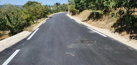 Lokalna cesta Parecag Korte po sanacij (4)